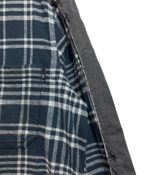 DIESEL（ディーゼル）DIESEL (ディーゼル) Timberland (ティンバーランド) デニム切替シャツ ネイビー サイズ:Lの古着・服飾アイテム