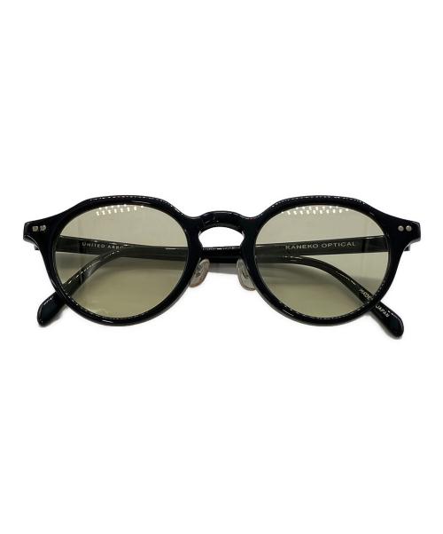 UNITED ARROWS（ユナイテッドアローズ）UNITED ARROWS (ユナイテッドアローズ) 金子眼鏡 (カネコガンキョウ) サングラス ブラックの古着・服飾アイテム
