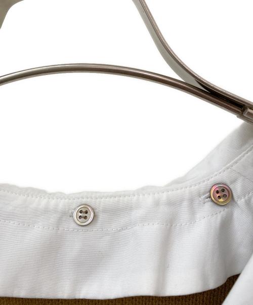 MYLAN（マイラン）MYLAN (マイラン) ウールカシミヤセーラーカラーニット キャメル サイズ:FREEの古着・服飾アイテム