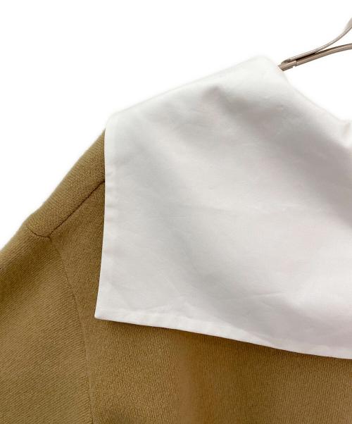 MYLAN（マイラン）MYLAN (マイラン) ウールカシミヤセーラーカラーニット キャメル サイズ:FREEの古着・服飾アイテム