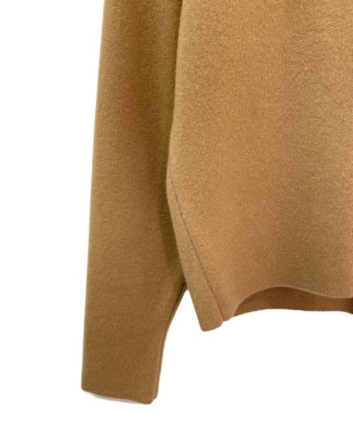 MYLAN（マイラン）MYLAN (マイラン) ウールカシミヤセーラーカラーニット キャメル サイズ:FREEの古着・服飾アイテム