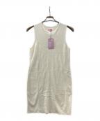 Barbie×ESTNATIONバービー×エストネーション）の古着「ニットミニワンピース」｜ホワイト