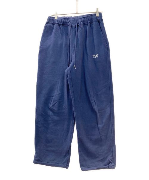 TW（トゥ）TW (トゥ) Wide Sweat Pant スウェットパンツ ネイビー サイズ:FREEの古着・服飾アイテム