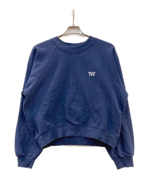 TW（トゥ）TW (トゥ) Crew Neck Sweat クルーネックスウェット ネイビー サイズ:FREEの古着・服飾アイテム