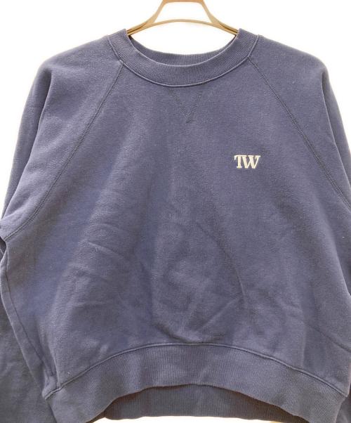TW（トゥ）TW (トゥ) Crew Neck Sweat クルーネックスウェット ネイビー サイズ:FREEの古着・服飾アイテム