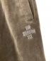 中古・古着 GOD SELECTION XXX (ゴッドセレクショントリプルエックス) VELOUR LONG PANTS ベロアパンツ オリーブ サイズ:Free：9000円
