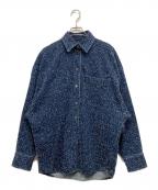 H&M STUDIOエイチアンドエム ストゥディオ）の古着「オーバーサイズ ブークレデニムジャケット」｜インディゴ