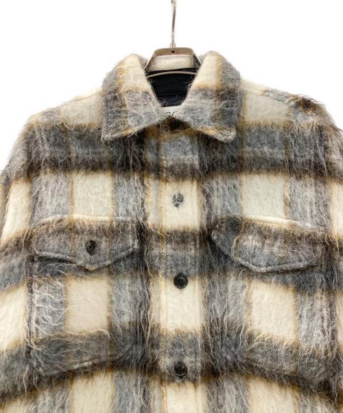 INSCRIRE（アンスクリア）INSCRIRE (アンスクリア) SHAGGY CHECK OVER シャツ シャギーチェックオーバーシャツジャケット マルチカラー サイズ:FREEの古着・服飾アイテム