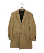 BLACK LABEL CRESTBRIDGEブラックレーベル クレストブリッジ）の古着「チェスターコート」｜キャメル