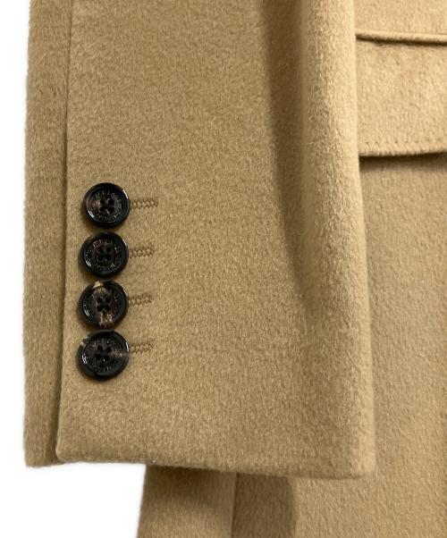 BLACK LABEL CRESTBRIDGE（ブラックレーベル クレストブリッジ）BLACK LABEL CRESTBRIDGE (ブラックレーベル クレストブリッジ) チェスターコート キャメル サイズ:Mの古着・服飾アイテム