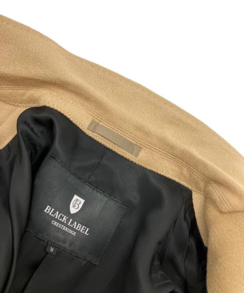 BLACK LABEL CRESTBRIDGE（ブラックレーベル クレストブリッジ）BLACK LABEL CRESTBRIDGE (ブラックレーベル クレストブリッジ) チェスターコート キャメル サイズ:Mの古着・服飾アイテム