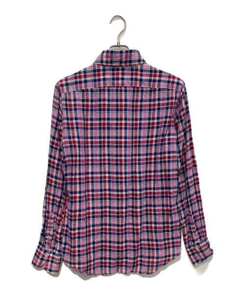 finamore（フィナモレ）finamore (フィナモレ) リネン混シャツ ピンク サイズ:Mの古着・服飾アイテム