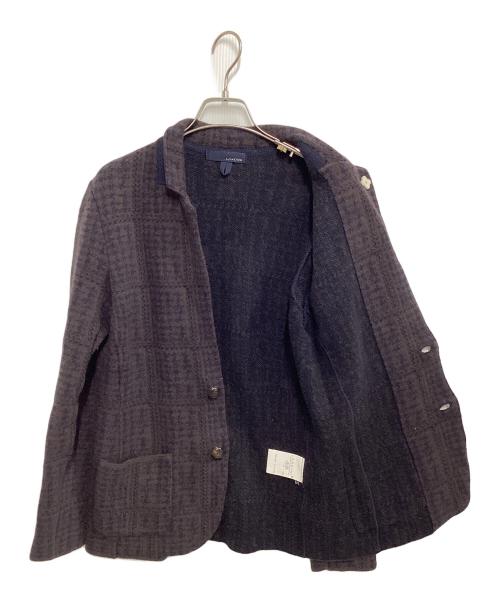LARDINI（ラルディーニ）LARDINI (ラルディーニ) ジャガードジャケット ブラウン サイズ:XSの古着・服飾アイテム