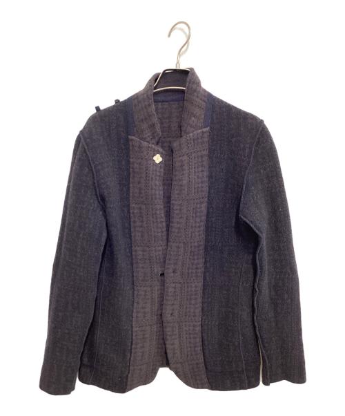 LARDINI（ラルディーニ）LARDINI (ラルディーニ) ジャガードジャケット ブラウン サイズ:XSの古着・服飾アイテム