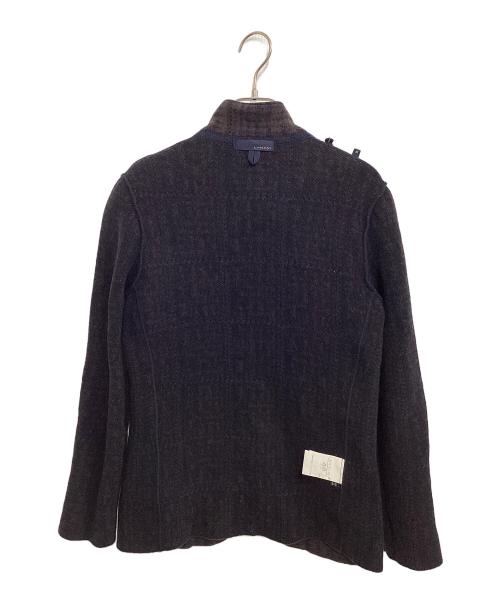 LARDINI（ラルディーニ）LARDINI (ラルディーニ) ジャガードジャケット ブラウン サイズ:XSの古着・服飾アイテム