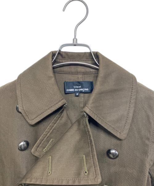tricot COMME des GARCONS（トリココムデギャルソン）tricot COMME des GARCONS (トリココムデギャルソン) ナポレオンジャケット オリーブ サイズ:Sの古着・服飾アイテム