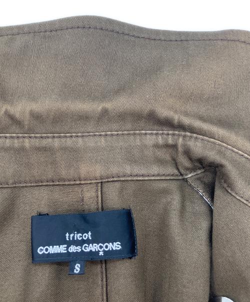 tricot COMME des GARCONS（トリココムデギャルソン）tricot COMME des GARCONS (トリココムデギャルソン) ナポレオンジャケット オリーブ サイズ:Sの古着・服飾アイテム
