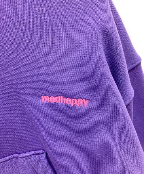 madhappy（マッドハッピー）madhappy (マッドハッピー) Classics Cropped Fleece Hoodie パープル サイズ:XS 未使用品の古着・服飾アイテム