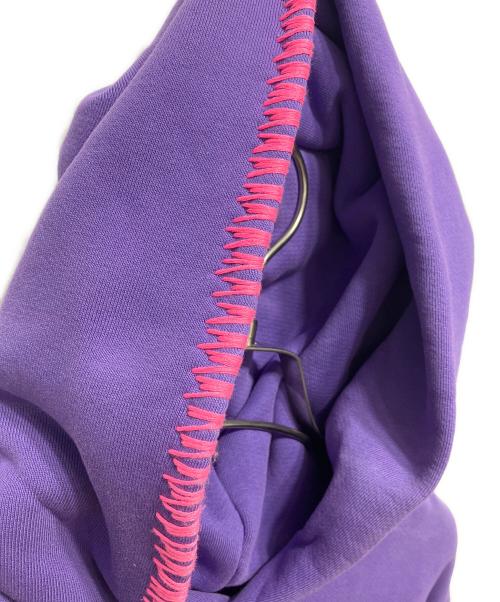 madhappy（マッドハッピー）madhappy (マッドハッピー) Classics Cropped Fleece Hoodie パープル サイズ:XS 未使用品の古着・服飾アイテム