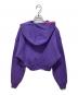 madhappy (マッドハッピー) Classics Cropped Fleece Hoodie パープル サイズ:XS 未使用品：11000円