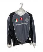 Diaspora Sketeboardsディアスポラスケートボードズ）の古着「Lotto Scudetto Shirt　24SS-DSP-CS05」｜ブラック