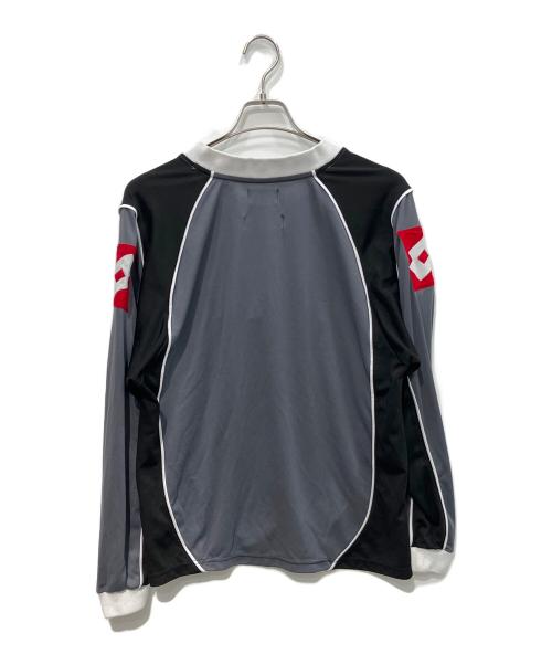 Diaspora Sketeboards（ディアスポラスケートボードズ）Diaspora Sketeboards (ディアスポラスケートボードズ) Lotto Scudetto Shirt　24SS-DSP-CS05 ブラック サイズ:Mの古着・服飾アイテム