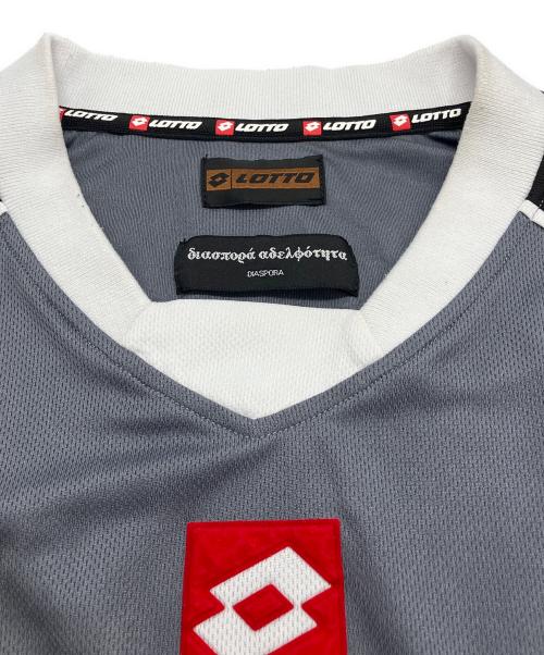 Diaspora Sketeboards（ディアスポラスケートボードズ）Diaspora Sketeboards (ディアスポラスケートボードズ) Lotto Scudetto Shirt　24SS-DSP-CS05 ブラック サイズ:Mの古着・服飾アイテム