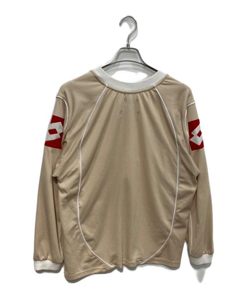 Diaspora Sketeboards（ディアスポラスケートボードズ）Diaspora Sketeboards (ディアスポラスケートボードズ) Lotto Scudetto Shirt ベージュ サイズ:Mの古着・服飾アイテム