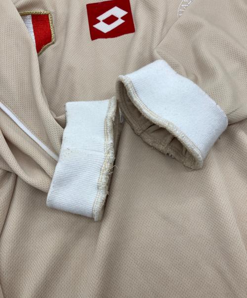 Diaspora Sketeboards（ディアスポラスケートボードズ）Diaspora Sketeboards (ディアスポラスケートボードズ) Lotto Scudetto Shirt ベージュ サイズ:Mの古着・服飾アイテム