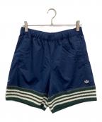 adidas×CLOTアディダス×クロット）の古着「CROCHET SHORTS」｜ネイビー