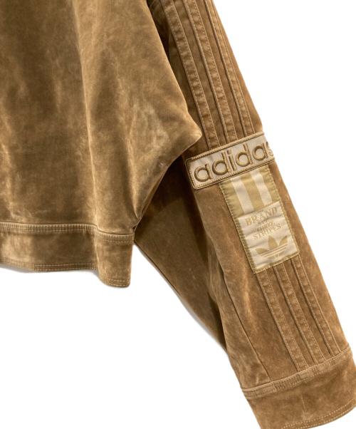 adidas（アディダス）adidas (アディダス) アディブレイク 起毛ツイル ジャケット ブラウン サイズ:Mの古着・服飾アイテム
