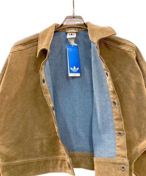 adidas（アディダス）adidas (アディダス) アディブレイク 起毛ツイル ジャケット ブラウン サイズ:Mの古着・服飾アイテム