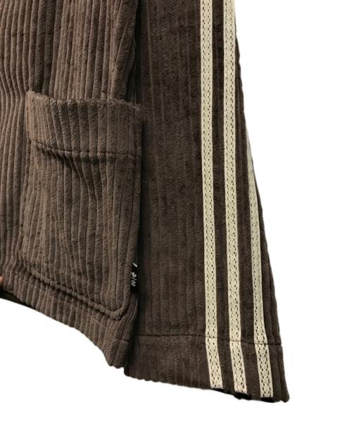 adidas（アディダス）adidas (アディダス) CLOT (クロット) CORD JKT コーデュロイジャケット 羽織 レースライン ブラウン サイズ:XS 未使用品の古着・服飾アイテム