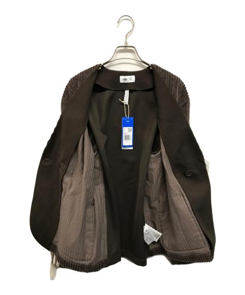 adidas（アディダス）adidas (アディダス) CLOT (クロット) CORD JKT コーデュロイジャケット 羽織 レースライン ブラウン サイズ:XS 未使用品の古着・服飾アイテム