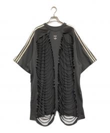 adidas×Avavav（アディダス×アヴァヴァヴ）の古着「SLASHED T-SHIRT」｜グレー