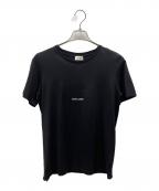 Saint Laurent Parisサンローランパリ）の古着「スモールロゴTシャツ」｜ブラック