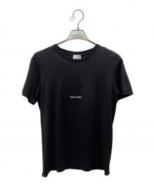 Saint Laurent Paris（サンローランパリ）の古着「スモールロゴTシャツ」｜ブラック