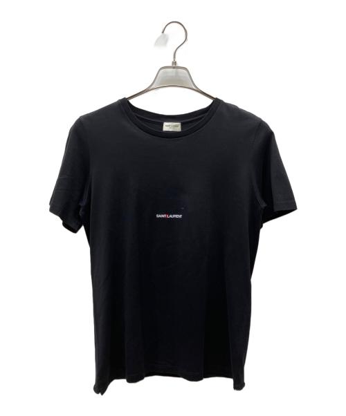 Saint Laurent Paris（サンローランパリ）Saint Laurent Paris (サンローランパリ) スモールロゴTシャツ ブラック サイズ:Sの古着・服飾アイテム