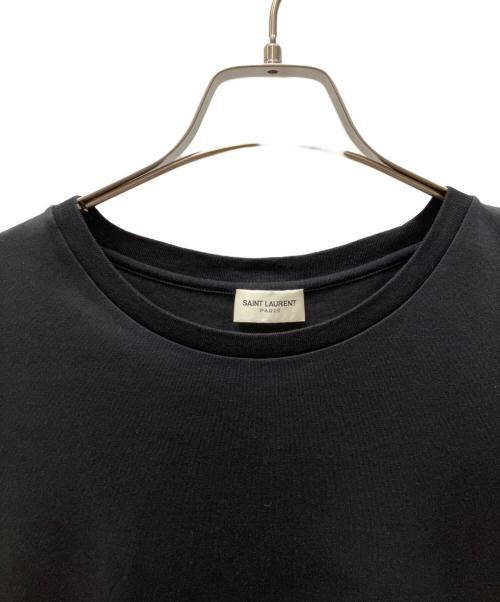 Saint Laurent Paris（サンローランパリ）Saint Laurent Paris (サンローランパリ) スモールロゴTシャツ ブラック サイズ:Sの古着・服飾アイテム