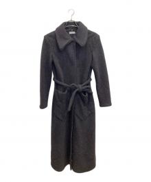 VERONIQUE LEROY（ヴェロニク ルロワ）の古着「ウールアルパカロングコート」｜ブラック