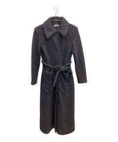 HYKE ハイク　ピーコート　ブラックネイビー　ほぼ未使用　クリーニング済み HYKE ハイク ピーコート ブラックネイビー ほぼ未使用 クリーニング済み