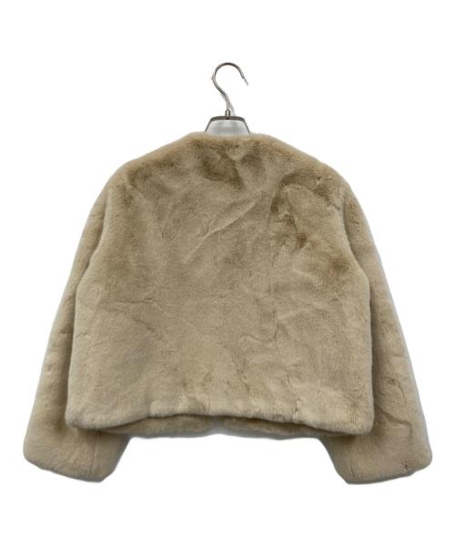 theory luxe（セオリーリュクス）theory luxe (セオリーリュクス) エコファージャケット ベージュ サイズ:S32の古着・服飾アイテム