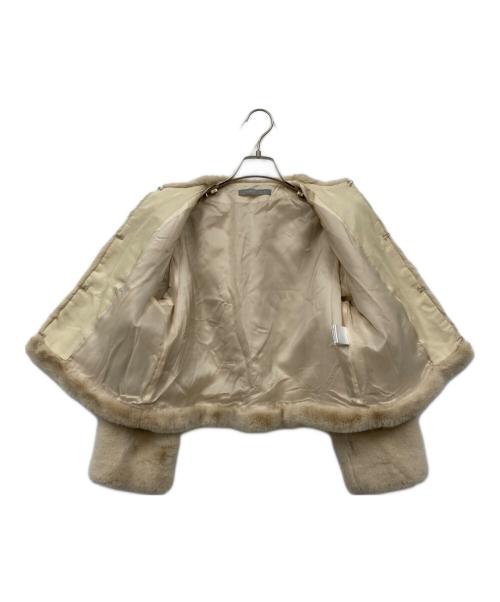 theory luxe（セオリーリュクス）theory luxe (セオリーリュクス) エコファージャケット ベージュ サイズ:S32の古着・服飾アイテム