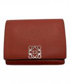 LOEWEロエベ）の古着「3つ折り財布」｜ブラウン