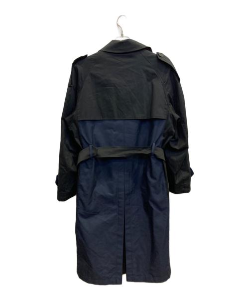 BLACK LABEL CRESTBRIDGE（ブラックレーベル クレストブリッジ）BLACK LABEL CRESTBRIDGE (ブラックレーベル クレストブリッジ) ライナー付トレンチコート ネイビー サイズ:Mの古着・服飾アイテム
