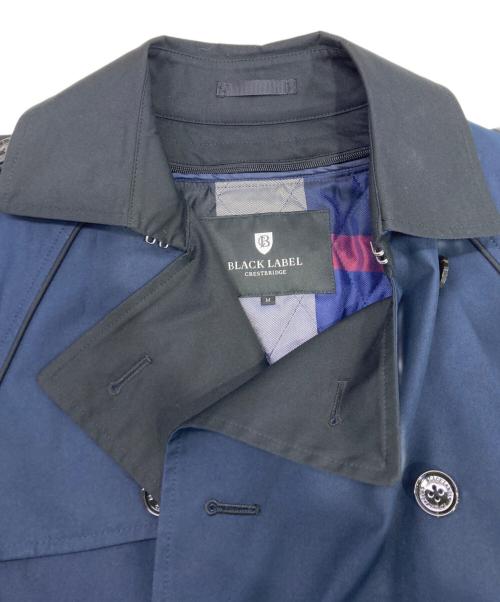 BLACK LABEL CRESTBRIDGE（ブラックレーベル クレストブリッジ）BLACK LABEL CRESTBRIDGE (ブラックレーベル クレストブリッジ) ライナー付トレンチコート ネイビー サイズ:Mの古着・服飾アイテム