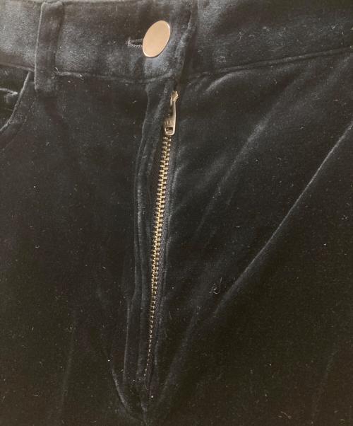 theory（セオリー）theory (セオリー) Stretch Velvet 3 CL 5 PKT Jean ブラック サイズ:4の古着・服飾アイテム