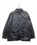 theoryセオリー）の古着「POLISHED NYL/ PKT SH PUFFE コーチジャケット　」｜ブラック