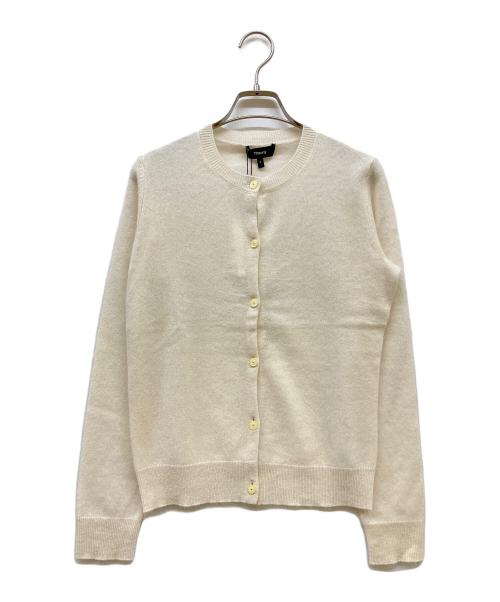 theory（セオリー）theory (セオリー) カシミヤカーディガン ホワイト サイズ:P 未使用品の古着・服飾アイテム