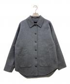 theoryセオリー）の古着「オーバーサイズシャツジャケット」｜グレー